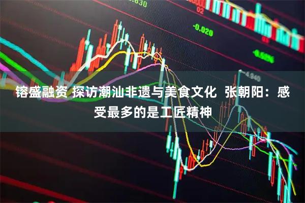 镕盛融资 探访潮汕非遗与美食文化  张朝阳：感受最多的是工匠精神